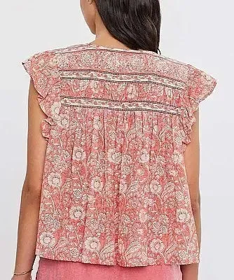 Kenzie top in rouge
