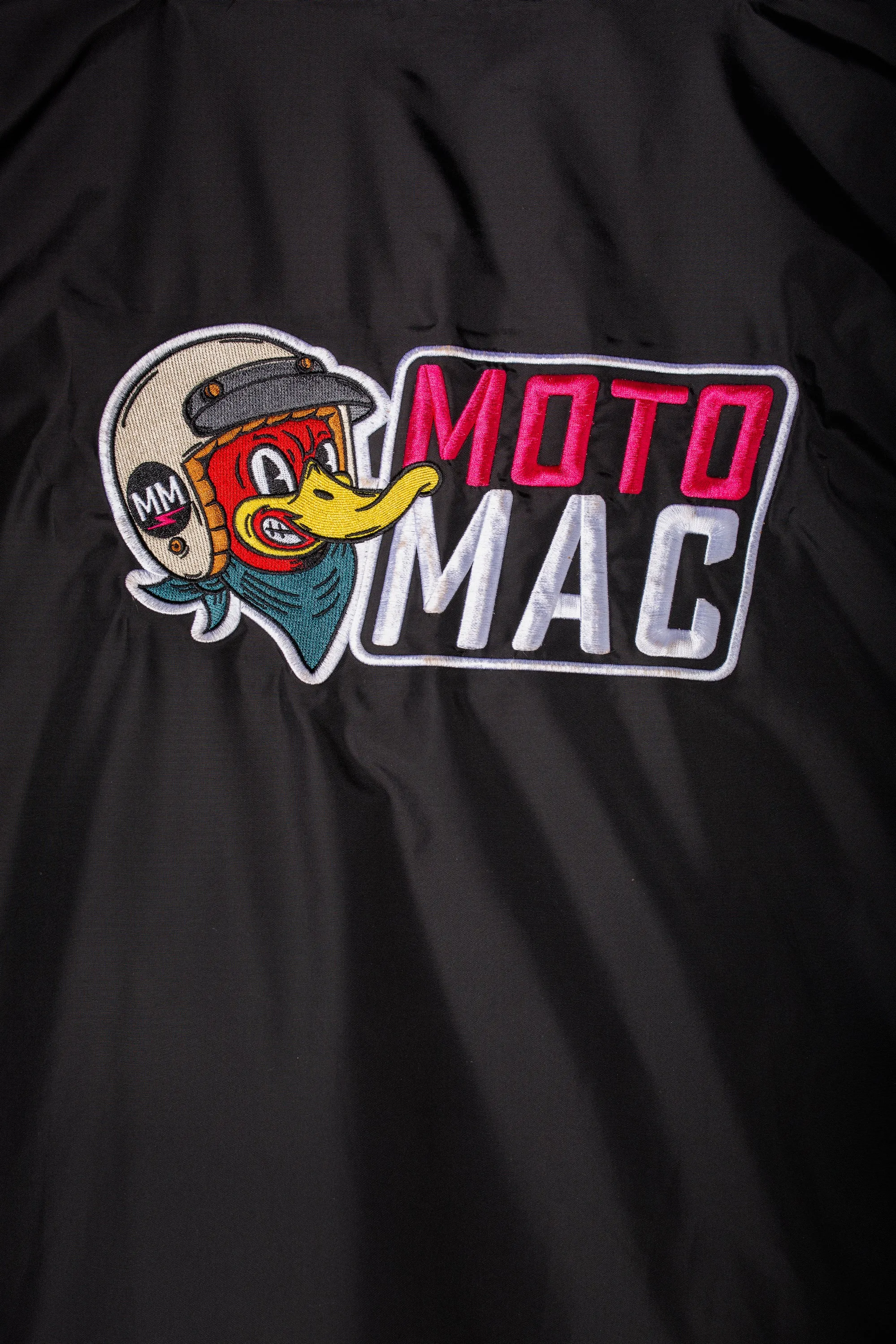 Moto-Mac Robe Coat - Pink Black